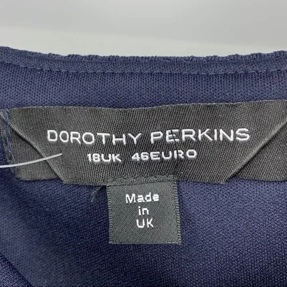 Dorothy Perkins 14 black off shoulder dress summer - Picture 3 of 7